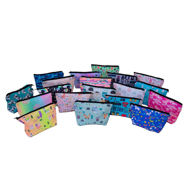 10% OFF - CARTUCHERA / NECESER PACK X 5 SURTIDOS
